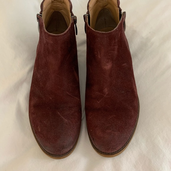 Franco Sarto Keegan Booties Boots Side Zipper - Picture 2 of 8